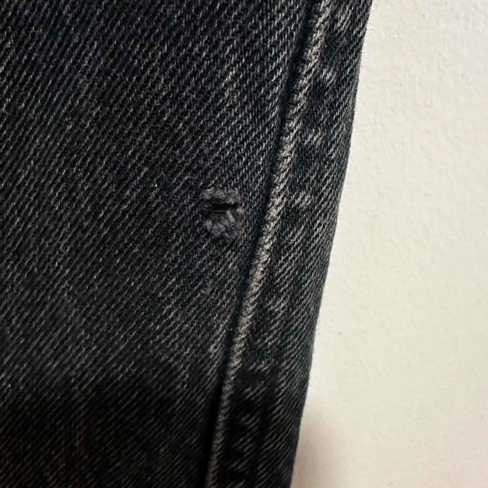VTG Y2K 90s Lee Jeans Black Denim Baggy High Rise Faded Relaxed Mom Jeans. - Picture 8 of 13